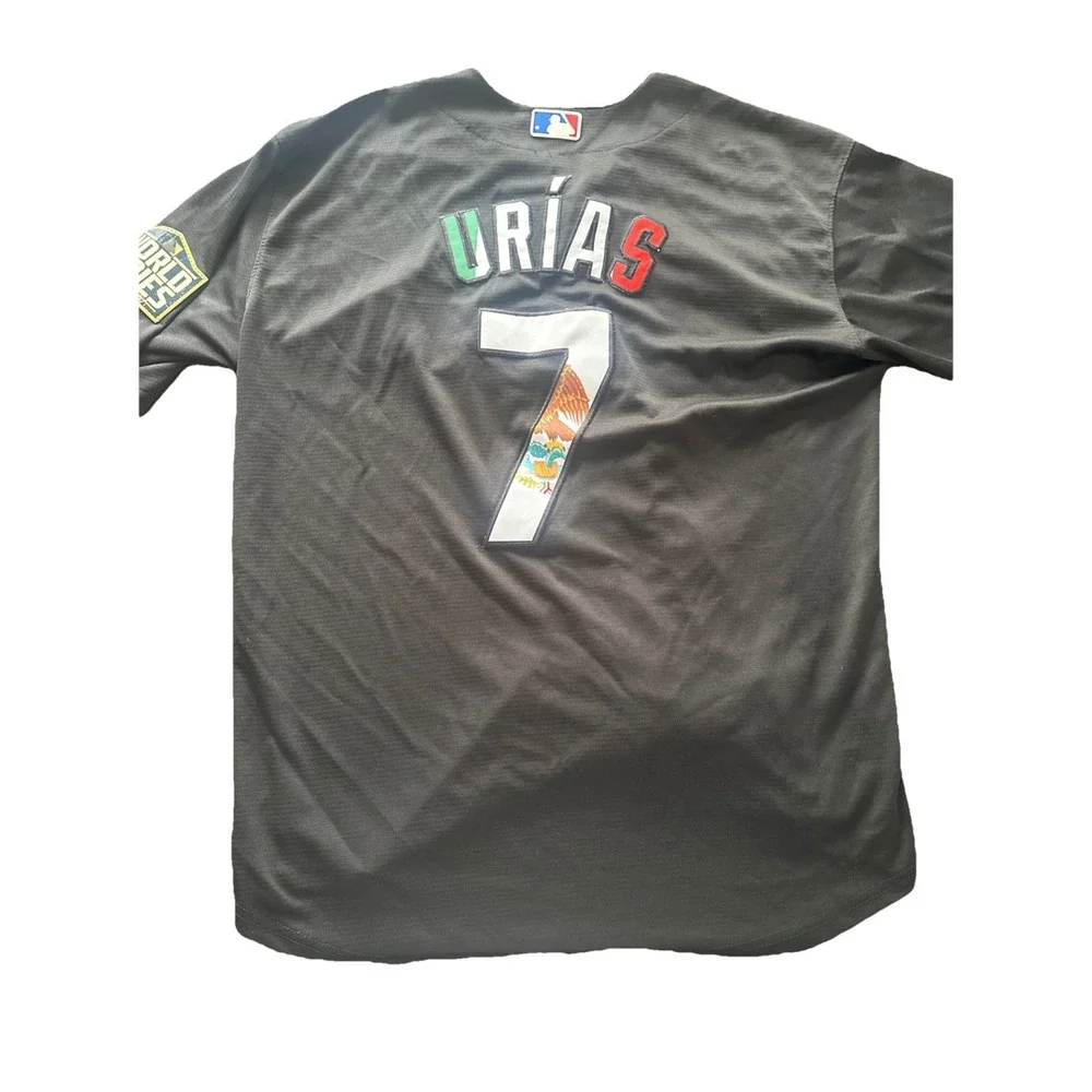 Nike LOS ANGELES DODGERS MEXICO EDITION URIAS JERSEY #7 Rare